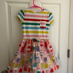 Rainbow and popsicle dress with pockets